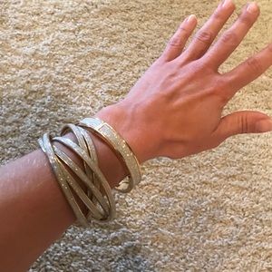 Gorgeous gold-colored jewelry